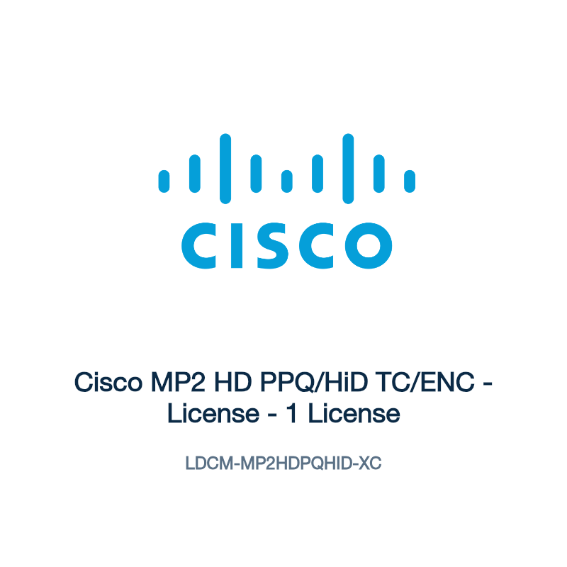 LDCM-MP2HDPQHID-XC: Cisco MP2 HD PPQ/HiD TC/ENC
