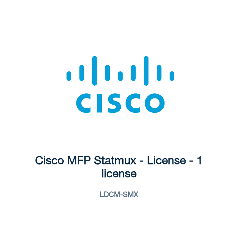 LDCM-SMX: Cisco MFP Statmux