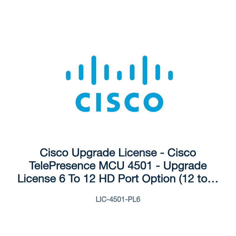 LIC-4501-PL6: Cisco Upgrade License