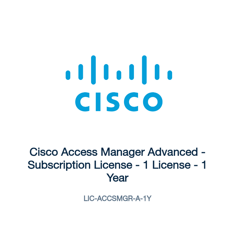 LIC-ACCSMGR-A-1Y: Cisco Access Manager Advanced