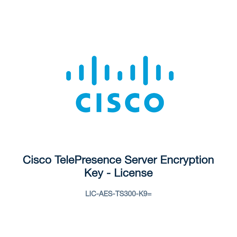 LIC-AES-TS300-K9=: Cisco TelePresence Server Encryption Key