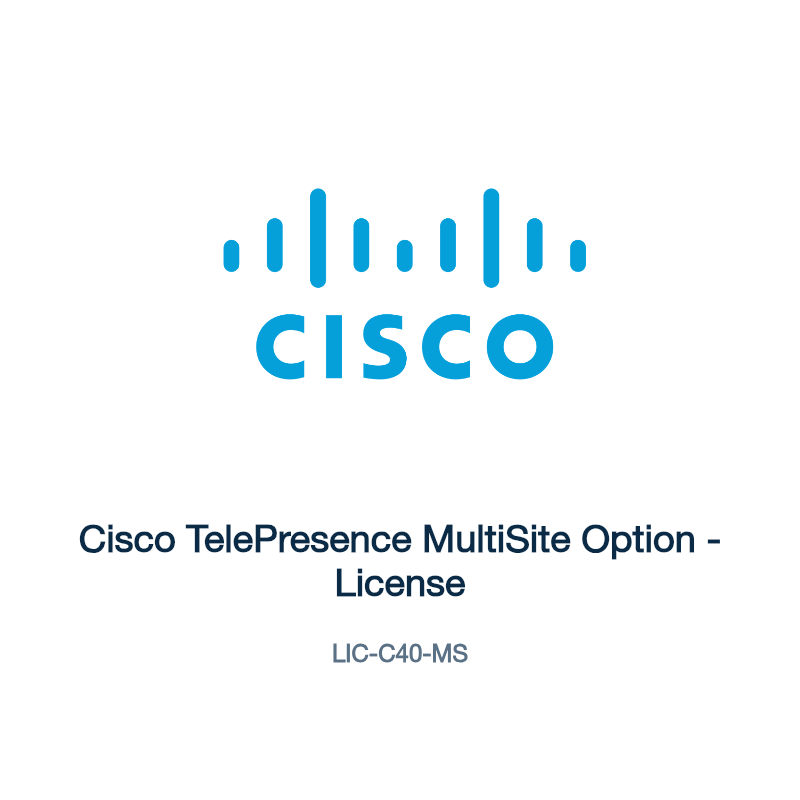 LIC-C40-MS: Cisco TelePresence MultiSite Option