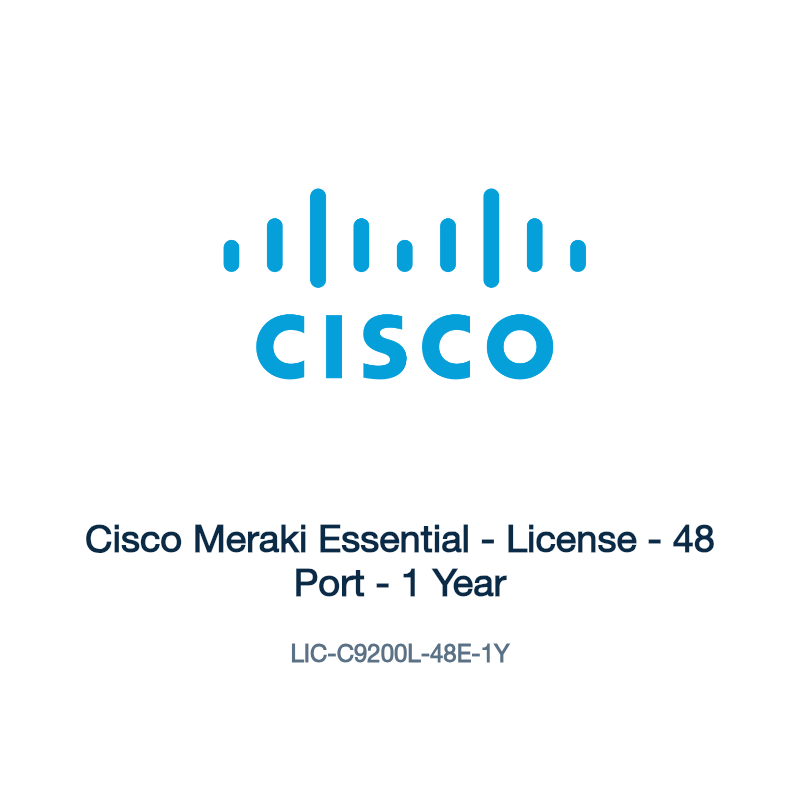 LIC-C9200L-48E-1Y: Cisco Meraki Essential