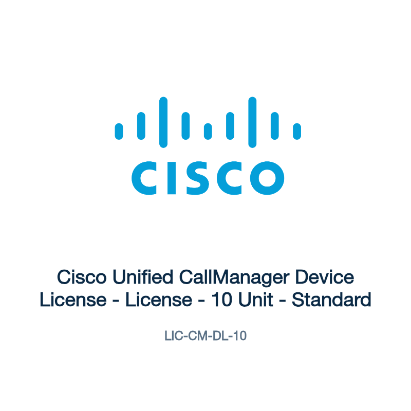 LIC-CM-DL-10: Cisco Unified CallManager Device License