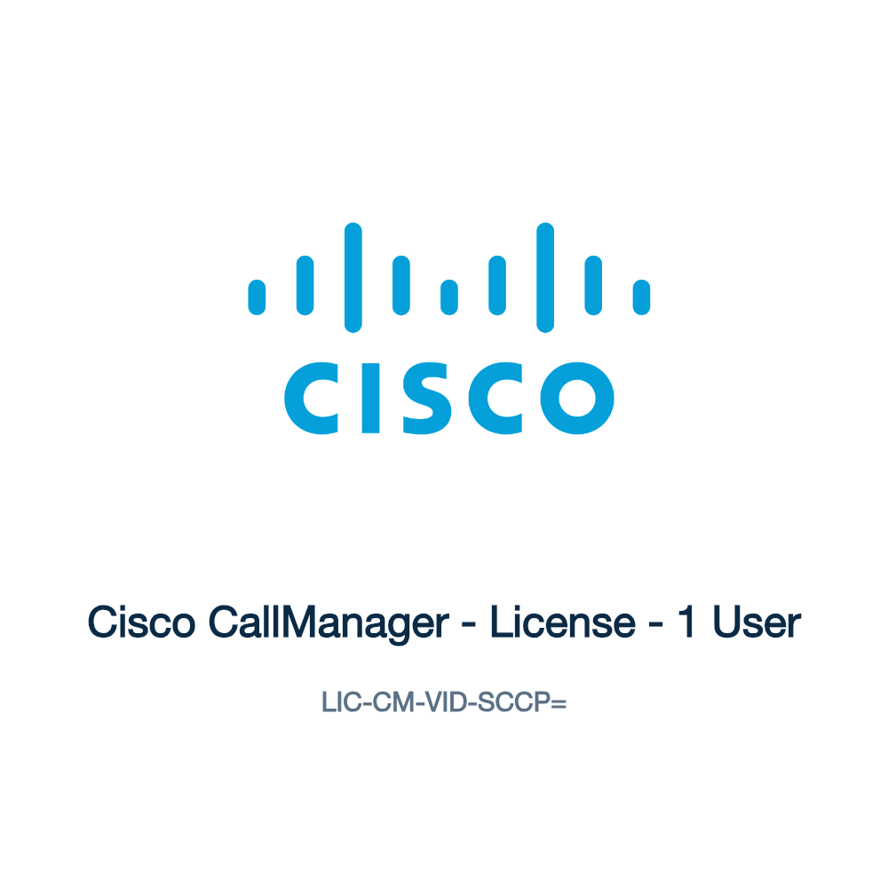 LIC-CM-VID-SCCP=: Cisco CallManager