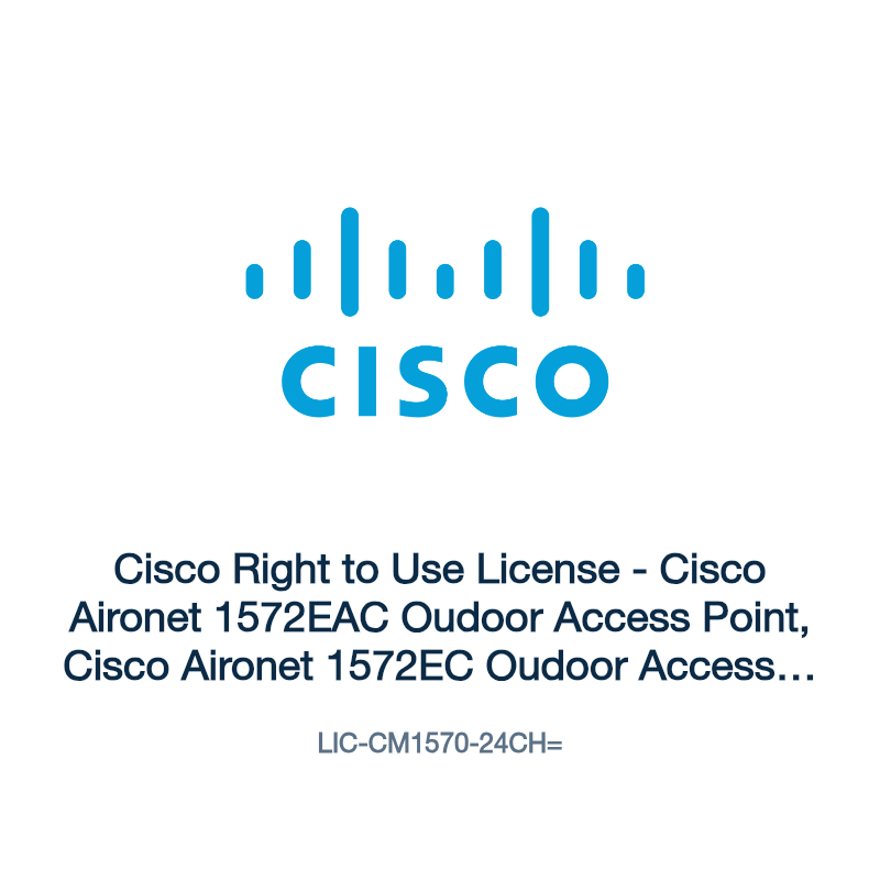 LIC-CM1570-24CH=: Cisco Right to Use License