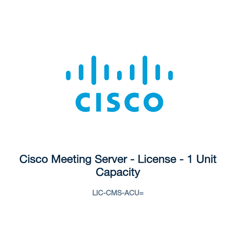 LIC-CMS-ACU=: Cisco Meeting Server
