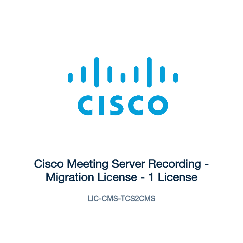 LIC-CMS-TCS2CMS: Cisco Meeting Server Recording
