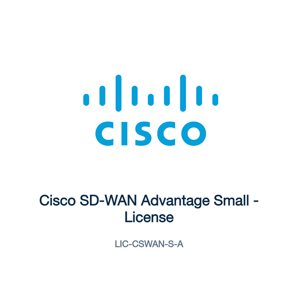 LIC-CSWAN-S-A: Cisco SD-WAN Advantage Small