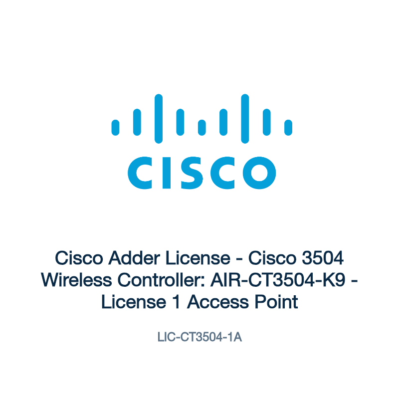 LIC-CT3504-1A: Cisco Adder License