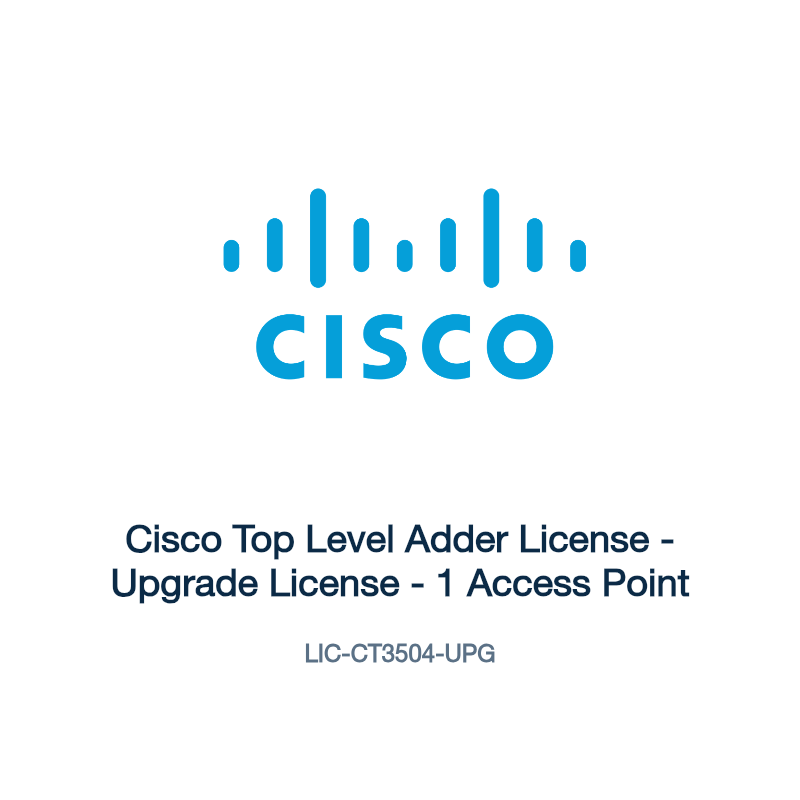 LIC-CT3504-UPG: Cisco Top Level Adder License