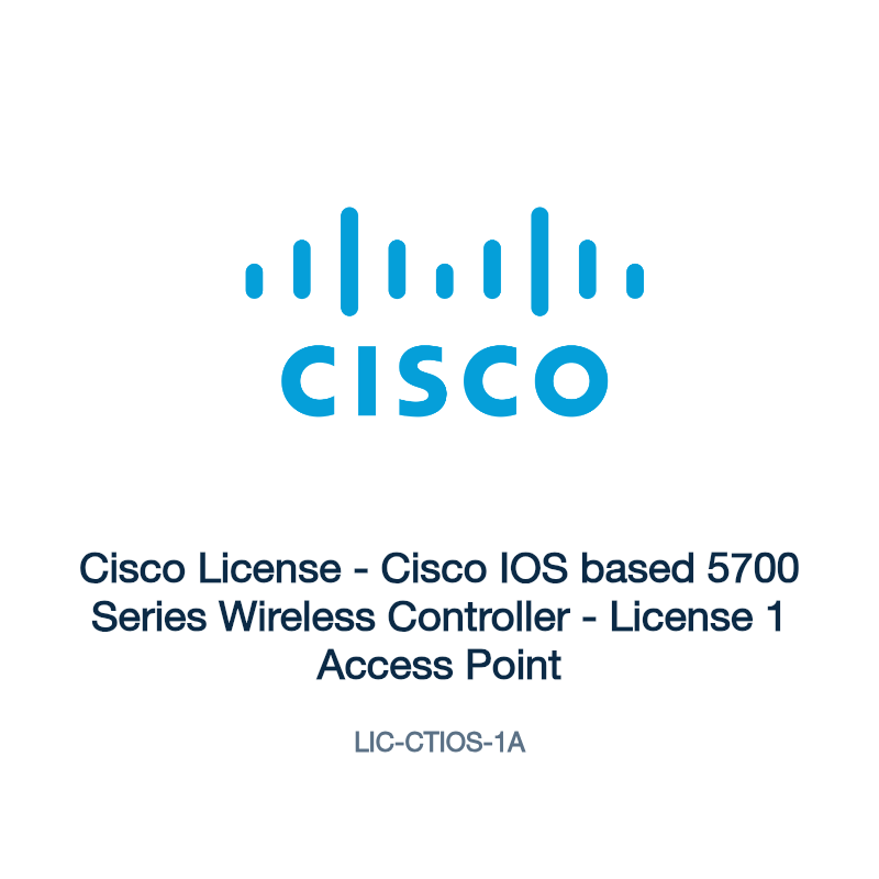 LIC-CTIOS-1A: Cisco License - Cisco IOS based 5700 Series Wireless Controller