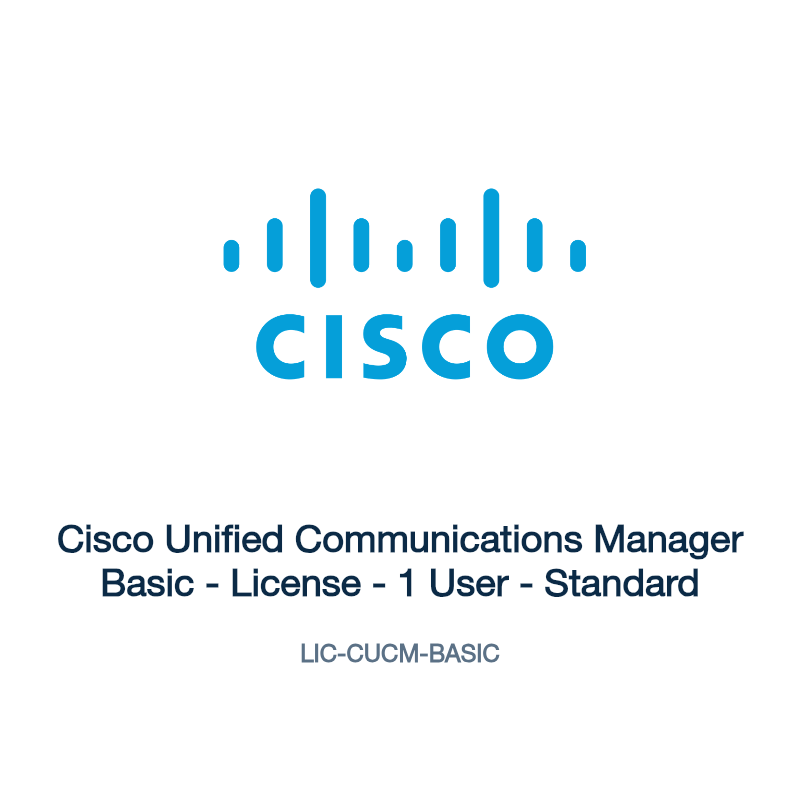 LIC-CUCM-BASIC: Cisco Unified Communications Manager Basic