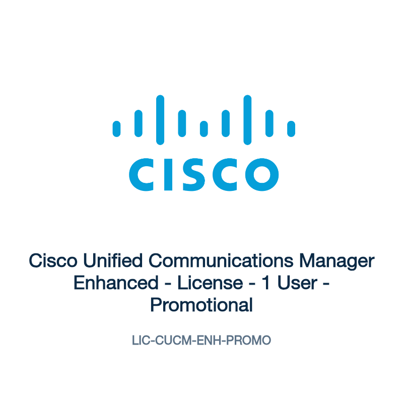 LIC-CUCM-ENH-PROMO: Cisco Unified Communications Manager Enhanced