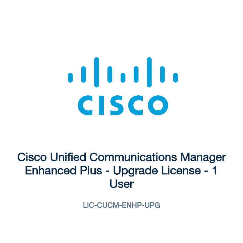 LIC-CUCM-ENHP-UPG: Cisco Unified Communications Manager Enhanced Plus