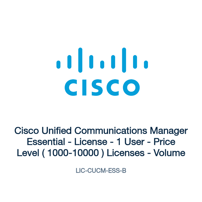 LIC-CUCM-ESS-B: Cisco Unified Communications Manager Essential