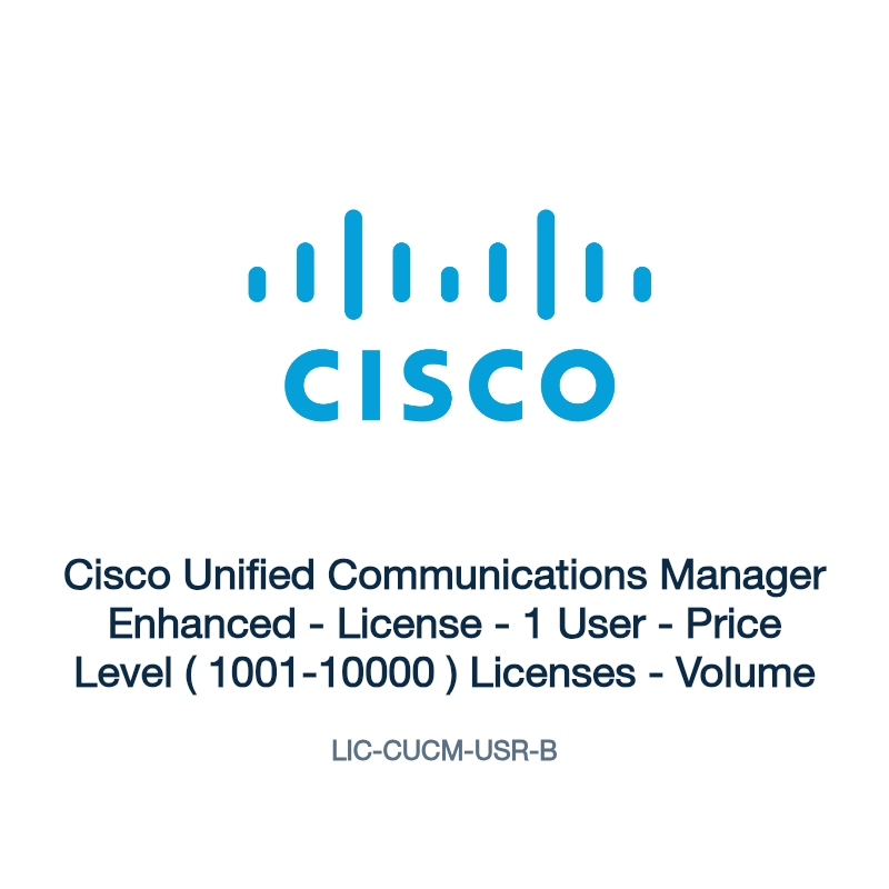 LIC-CUCM-USR-B: Cisco Unified Communications Manager Enhanced