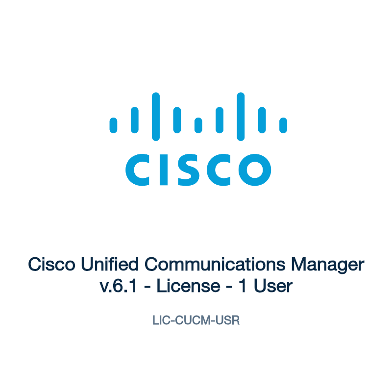 LIC-CUCM-USR: Cisco Unified Communications Manager v.6.1