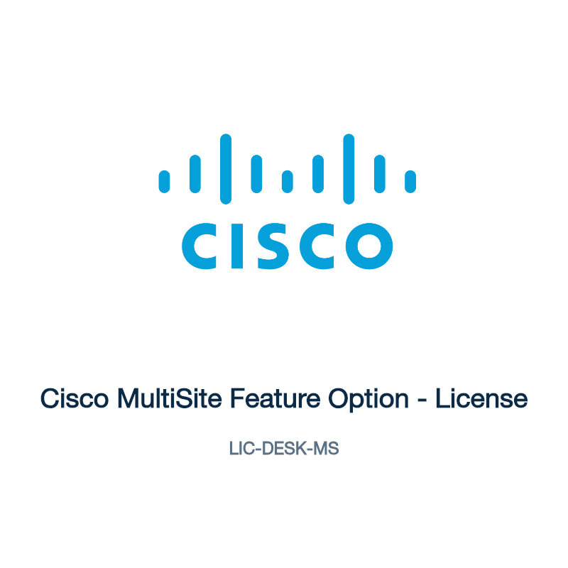 LIC-DESK-MS: Cisco MultiSite Feature Option