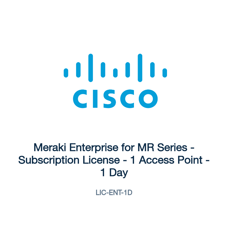 LIC-ENT-1D: Meraki Enterprise for MR Series