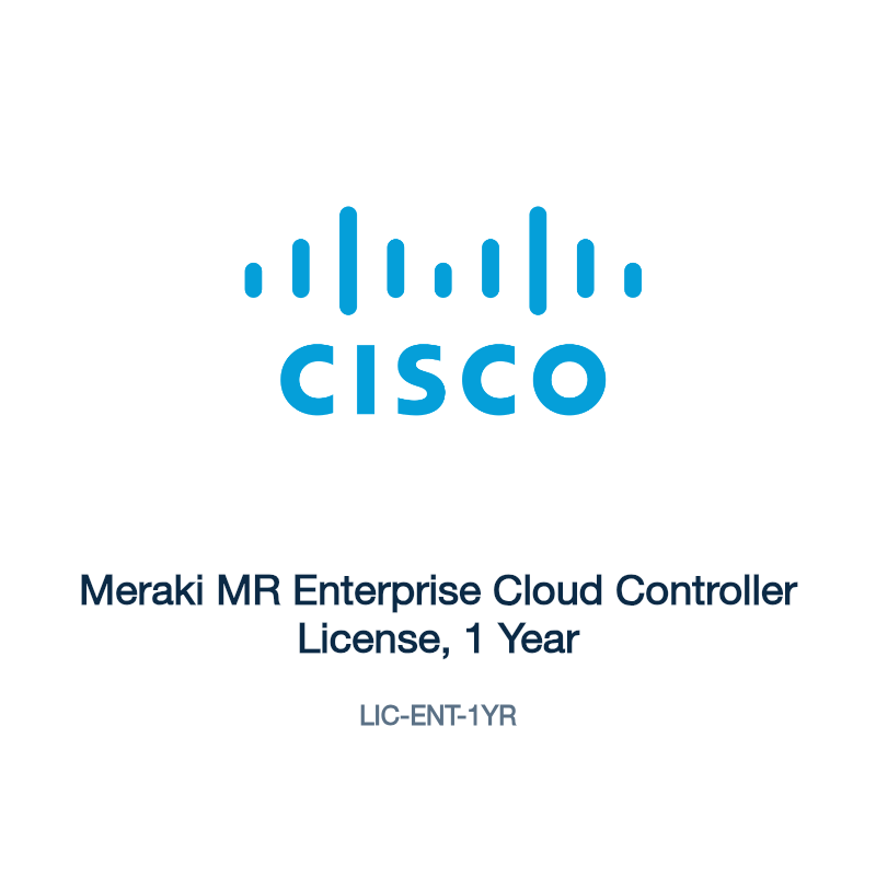 LIC-ENT-1YR: Meraki MR Enterprise Cloud Controller License, 1 Year
