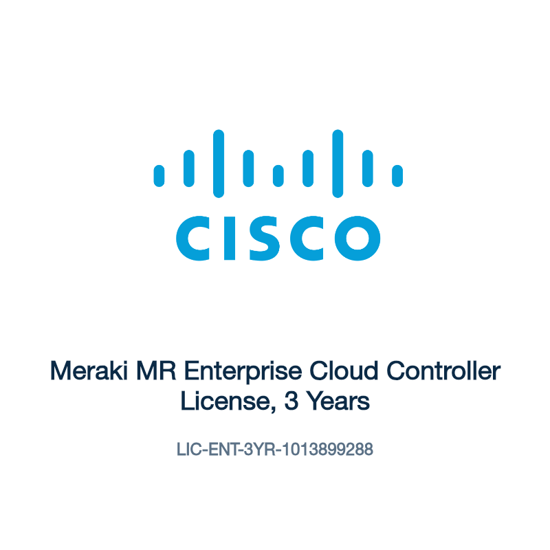 LIC-ENT-3YR-1013899288: Meraki MR Enterprise Cloud Controller License, 3 Years