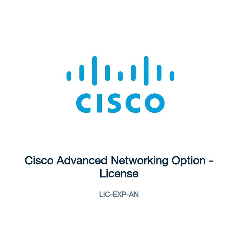 LIC-EXP-AN: Cisco Advanced Networking Option