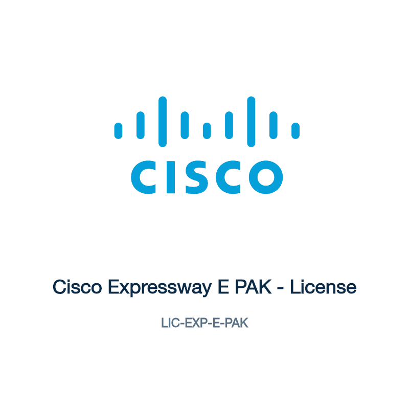 LIC-EXP-E-PAK: Cisco Expressway E PAK
