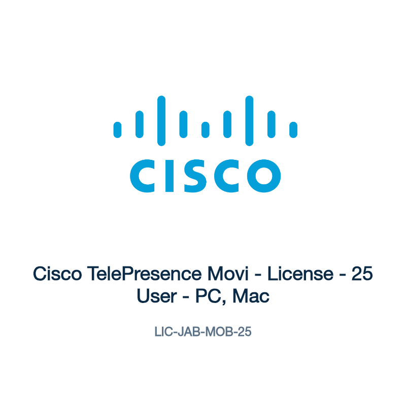 LIC-JAB-MOB-25: Cisco TelePresence Movi