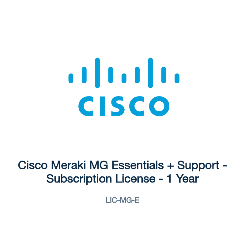 LIC-MG-E: Cisco Meraki MG Essentials + Support