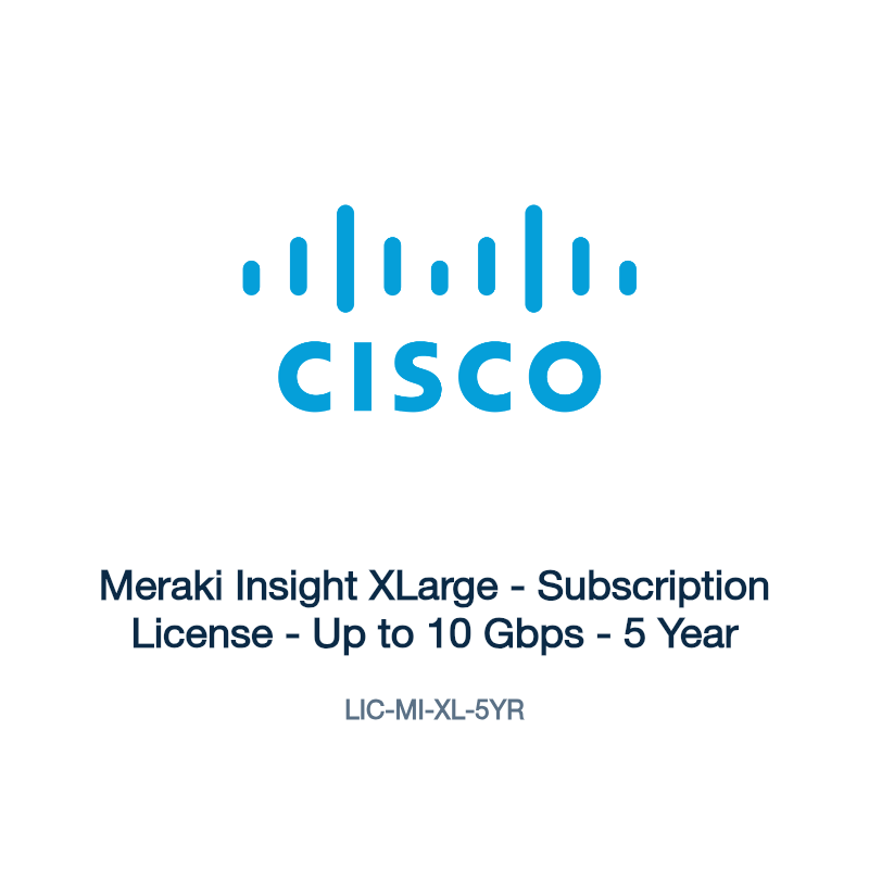 LIC-MI-XL-5YR: Meraki Insight XLarge