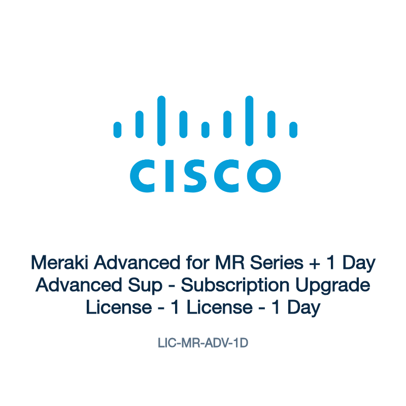 LIC-MR-ADV-1D: Meraki Advanced for MR Series + 1 Day Advanced Sup