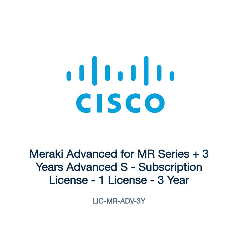 LIC-MR-ADV-3Y: Meraki Advanced for MR Series + 3 Years Advanced S