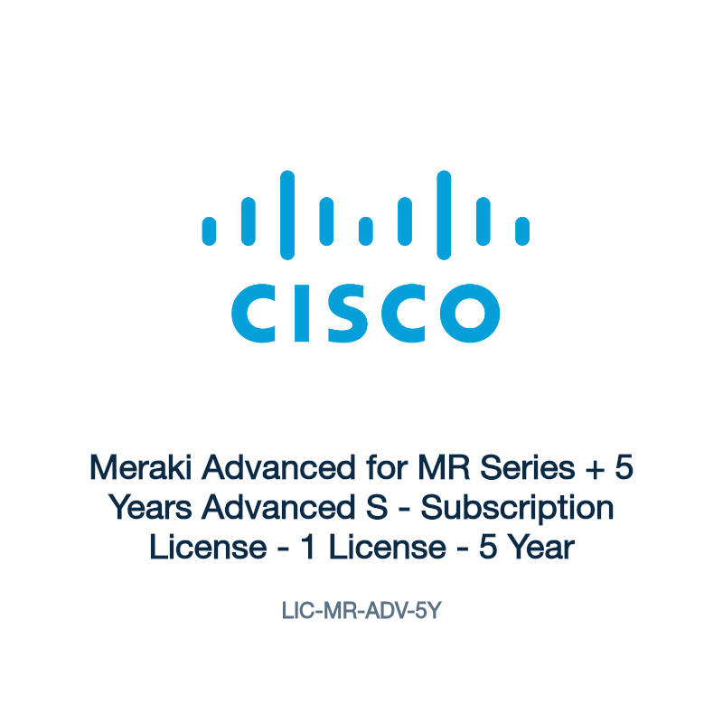 LIC-MR-ADV-5Y: Meraki Advanced for MR Series + 5 Years Advanced S