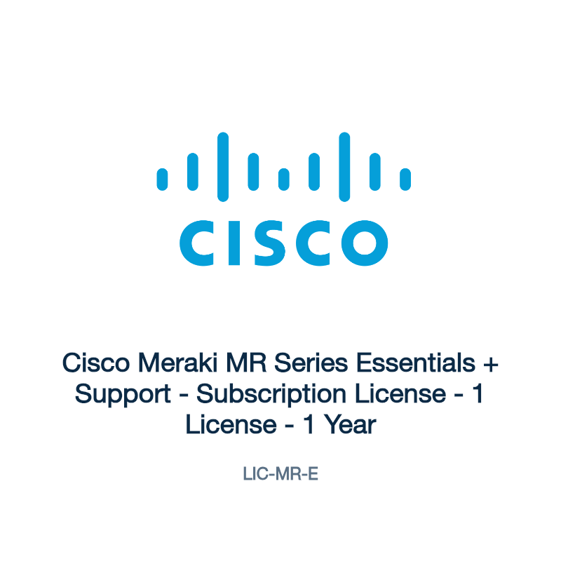 LIC-MR-E: Cisco Meraki MR Series Essentials + Support