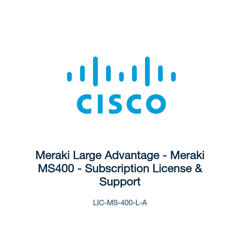 LIC-MS-400-L-A: Meraki Large Advantage