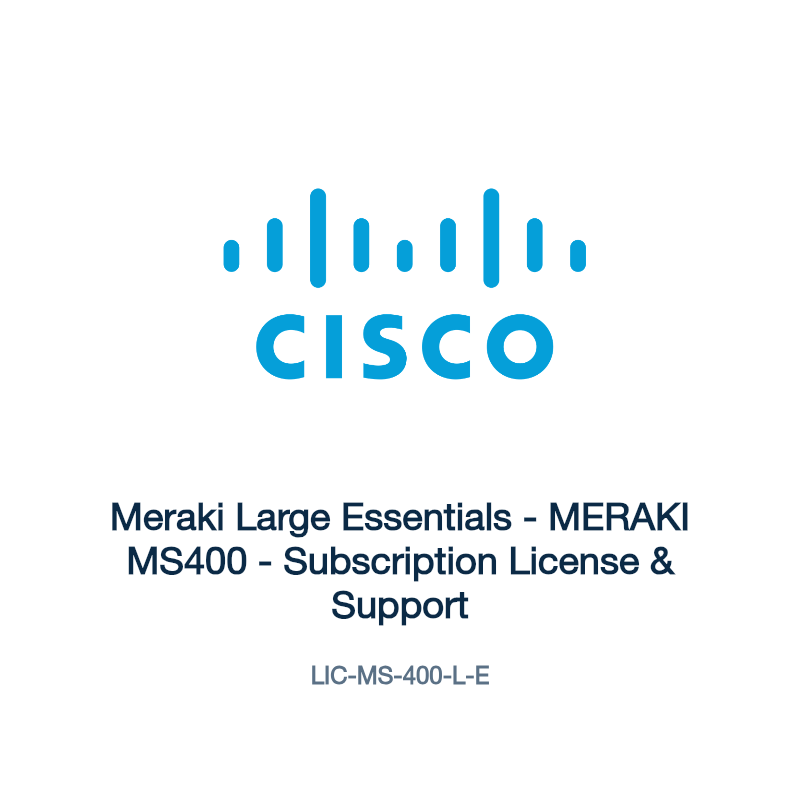 LIC-MS-400-L-E: Meraki Large Essentials
