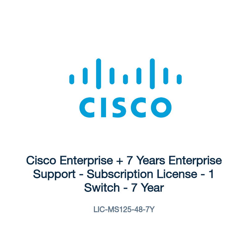 LIC-MS125-48-7Y: Cisco Enterprise + 7 Years Enterprise Support