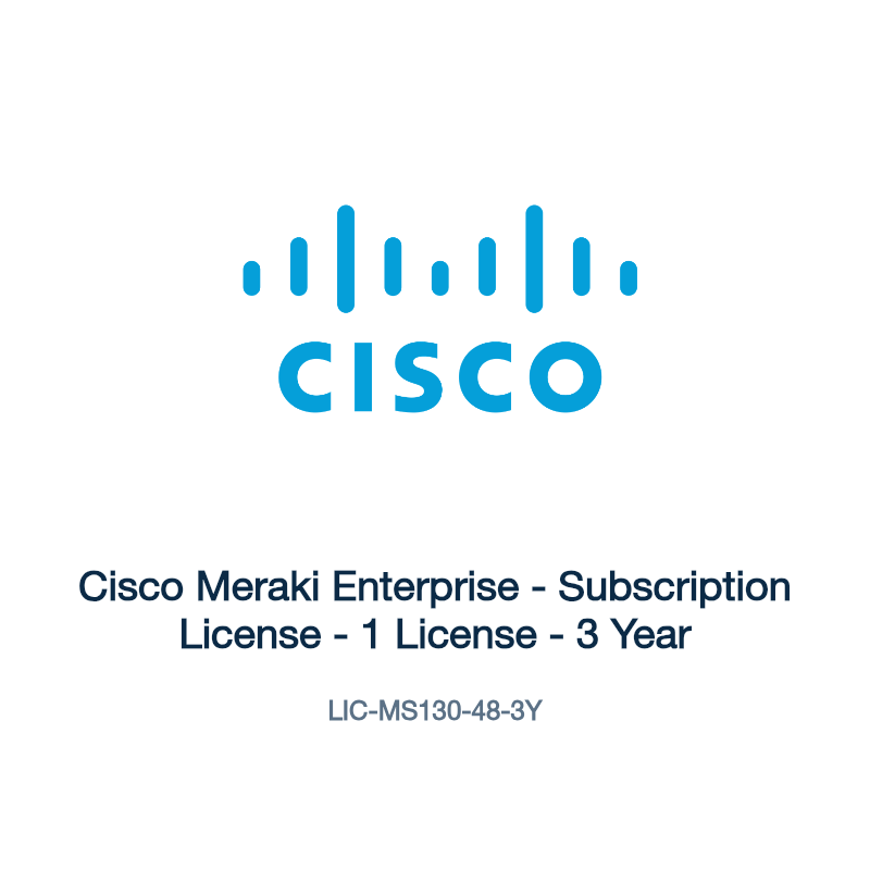 LIC-MS130-48-3Y: Cisco Meraki Enterprise
