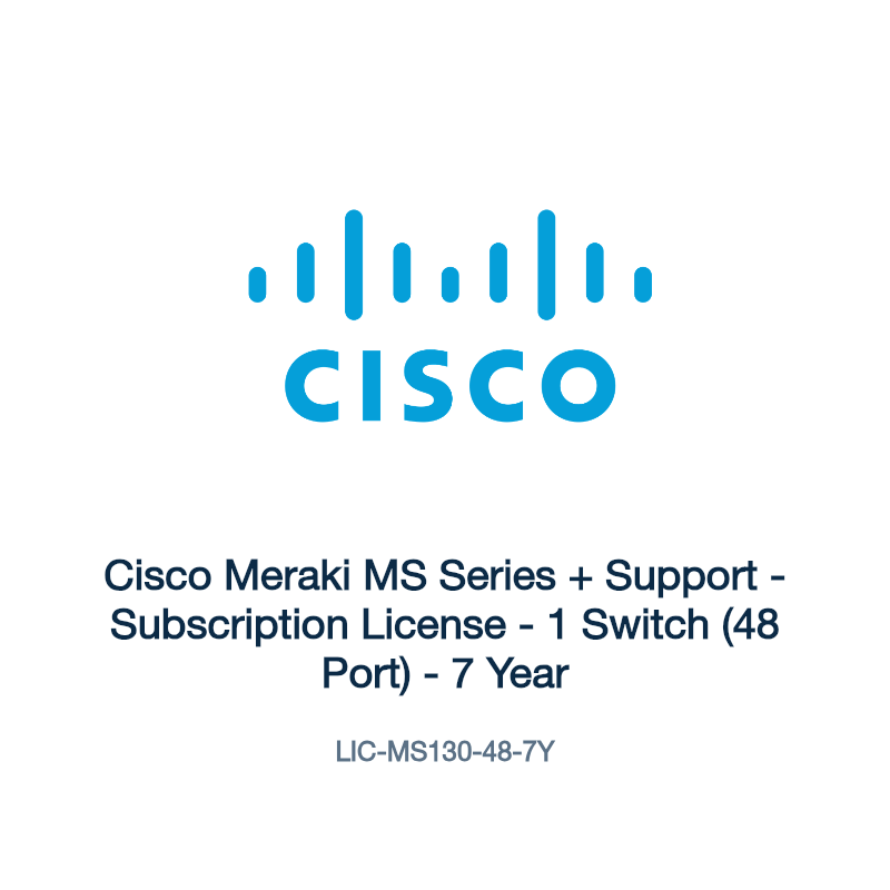 LIC-MS130-48-7Y: Cisco Meraki MS Series + Support