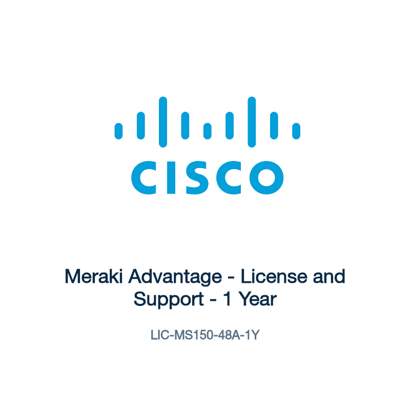 LIC-MS150-48A-1Y: Meraki Advantage