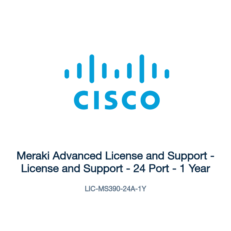 LIC-MS390-24A-1Y: Meraki Advanced License and Support