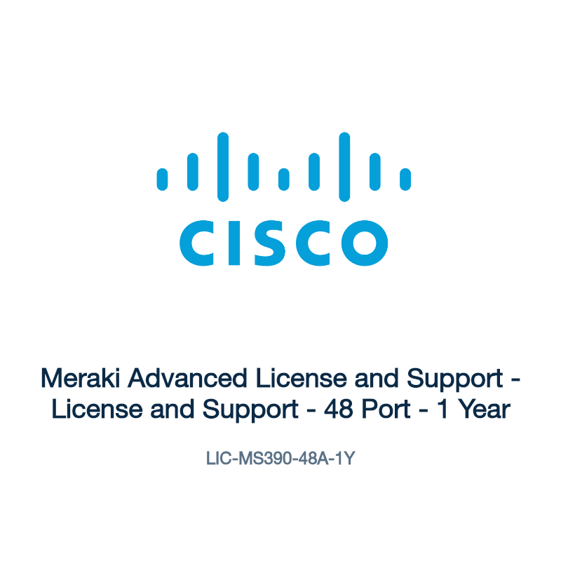 LIC-MS390-48A-1Y: Meraki Advanced License and Support