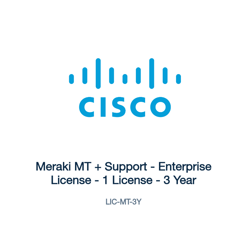 LIC-MT-3Y: Meraki MT + Support