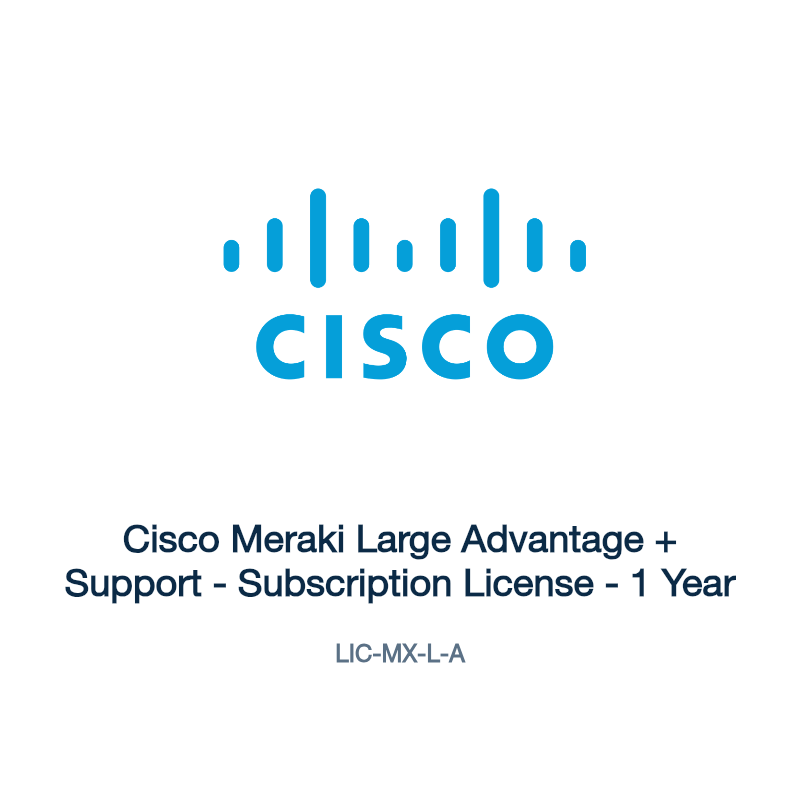 LIC-MX-L-A: Cisco Meraki Large Advantage + Support