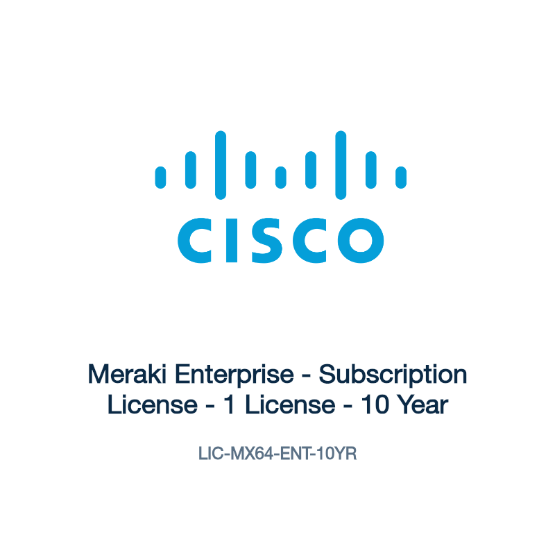 LIC-MX64-ENT-10YR: Meraki Enterprise