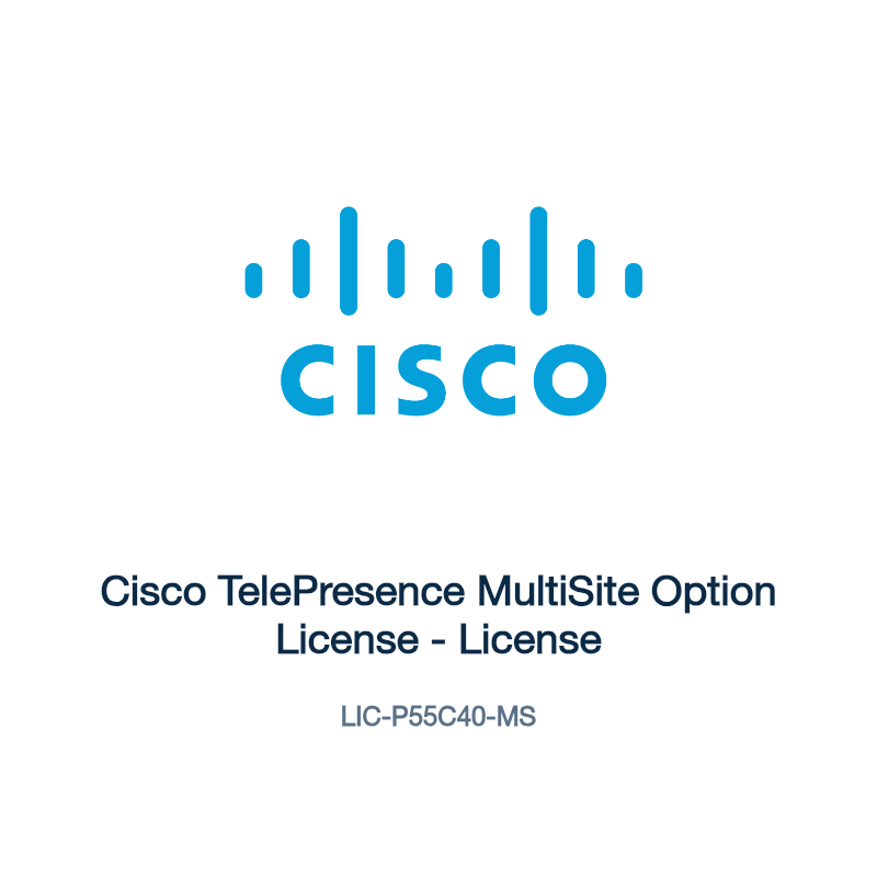 LIC-P55C40-MS: Cisco TelePresence MultiSite Option License