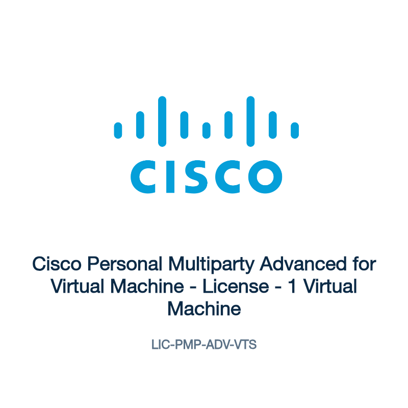 LIC-PMP-ADV-VTS: Cisco Personal Multiparty Advanced for Virtual Machine