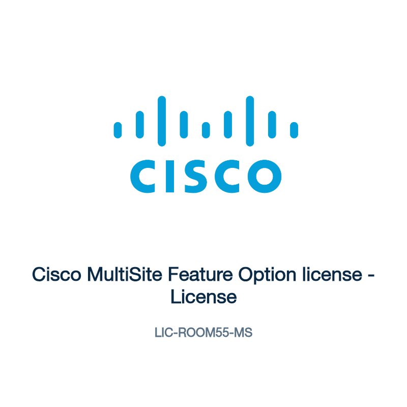 LIC-ROOM55-MS: Cisco MultiSite Feature Option license