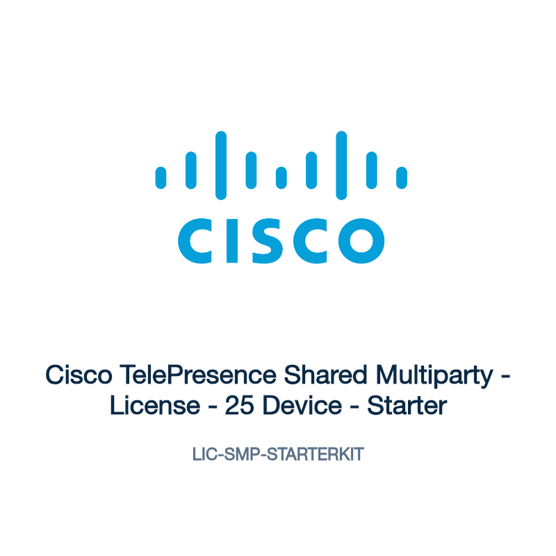 LIC-SMP-STARTERKIT: Cisco TelePresence Shared Multiparty